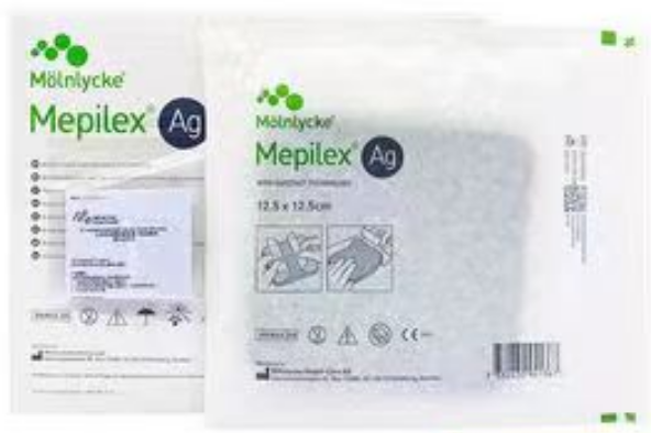 墨尼克自粘性软聚硅酮银离子泡沫敷料10x10,15x15