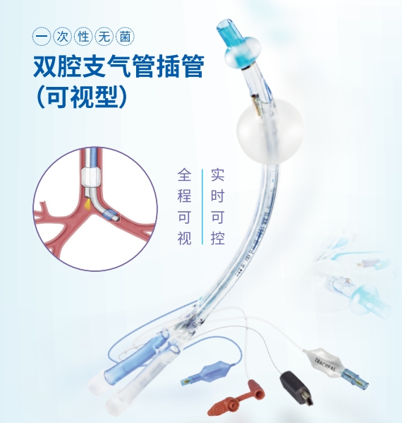 维力一次性使用可视双腔喉罩4#