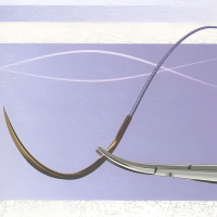 河野可吸收缝合线带针