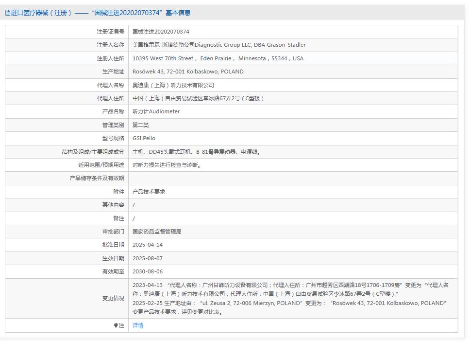美国双通道听力计GSI Pello 美国双通道听力计GSI Pello